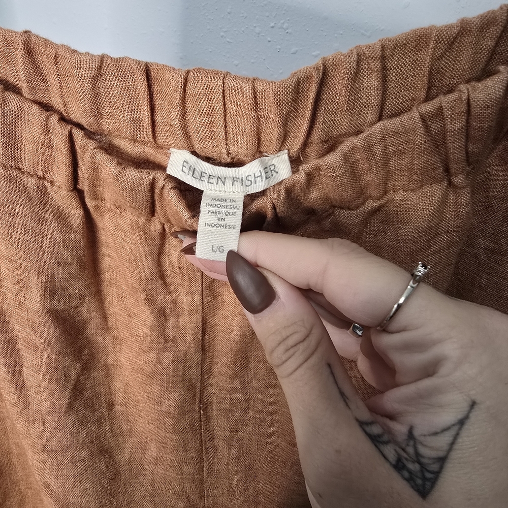 Eileen Fisher Orange Pants - Picture 4 of 8